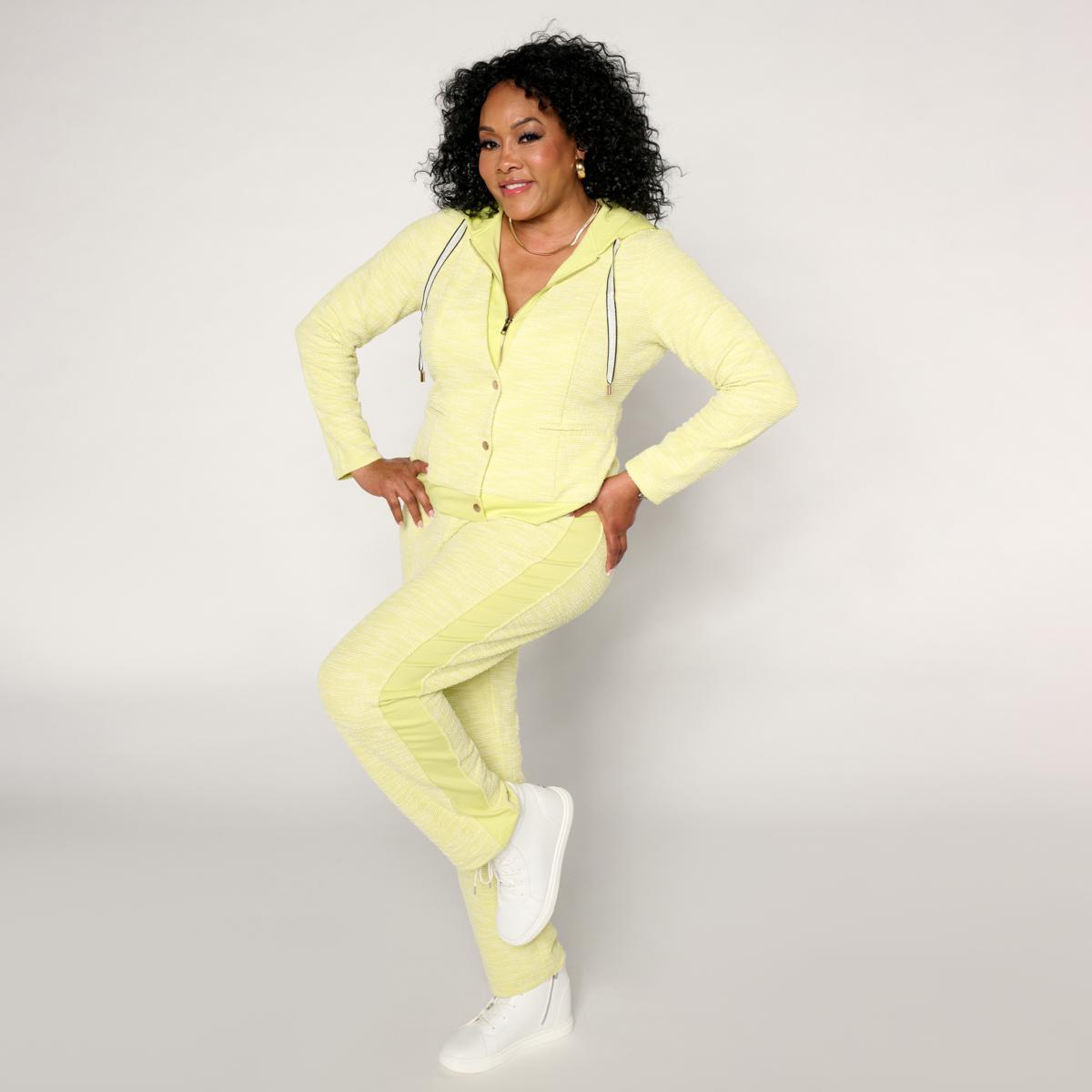 Vivica A. Fox Collection Boucle Straight Leg Pant | HSN