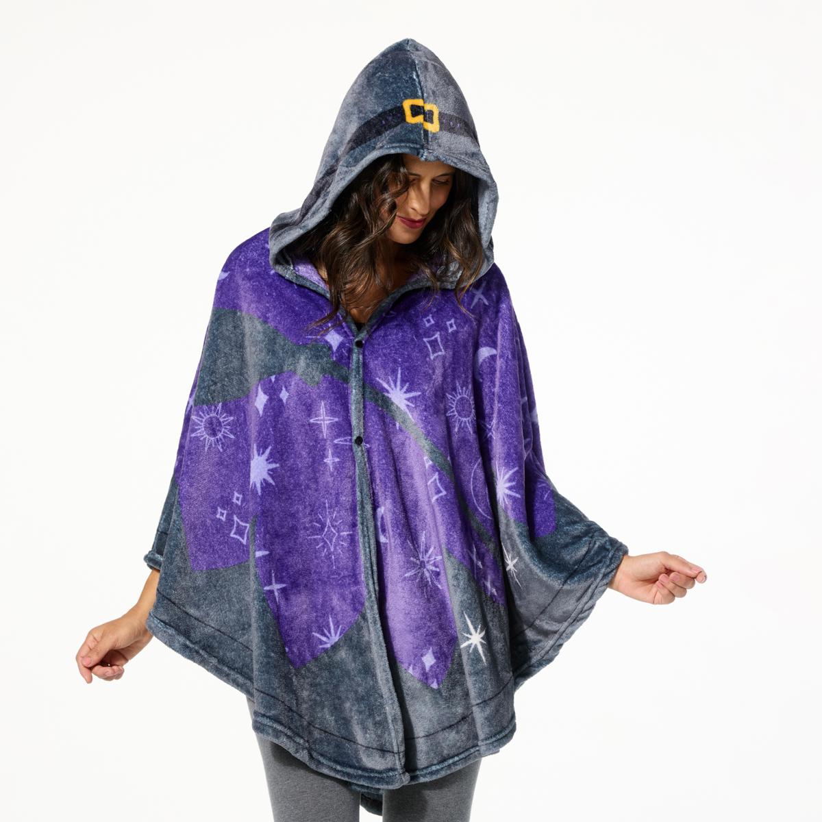 Warm Cozy Halloween Hooded Angel Wrap