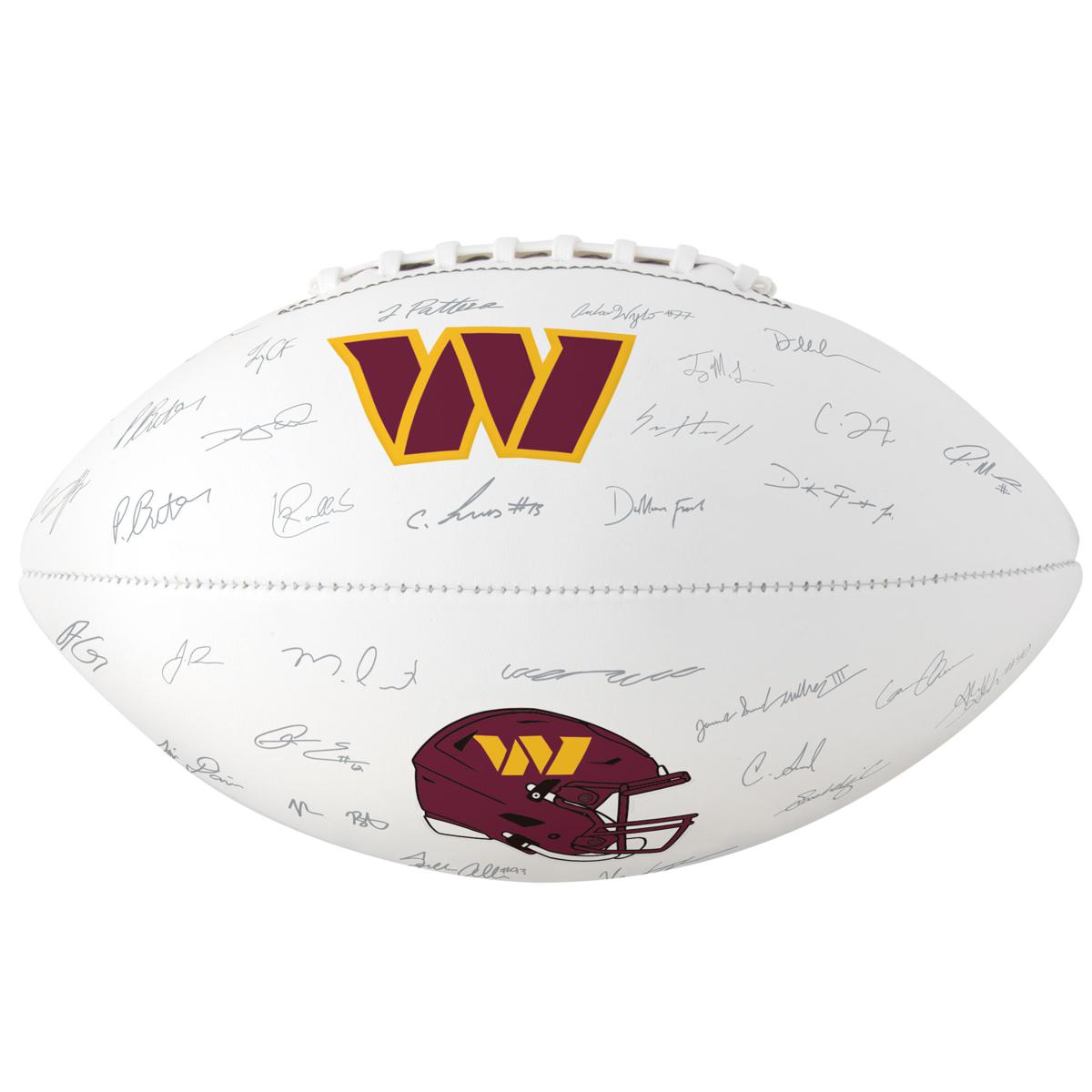 Autographed Footballs, Washington Redskins