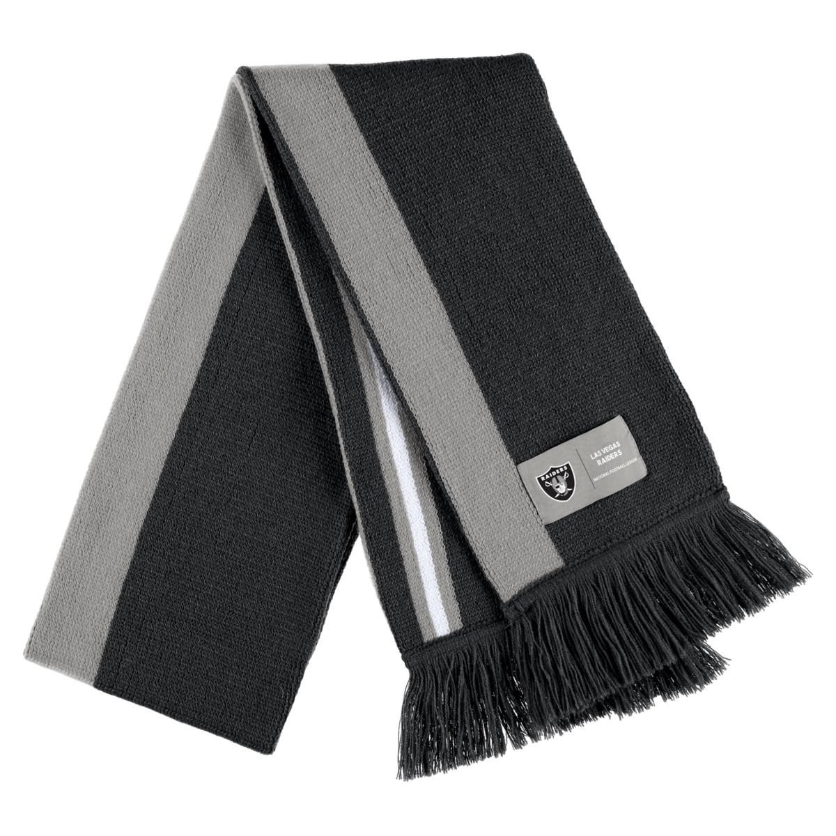 Product Detail  LAS VEGAS RAIDERS STRIPE SCARF & GLOVES SET