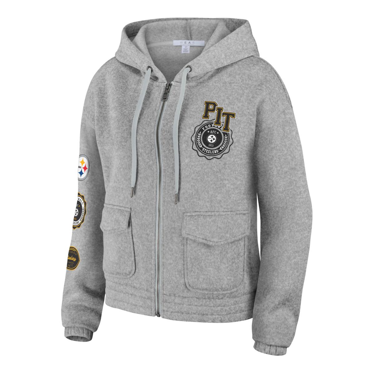 Steelers sweatshirt best sale no hood