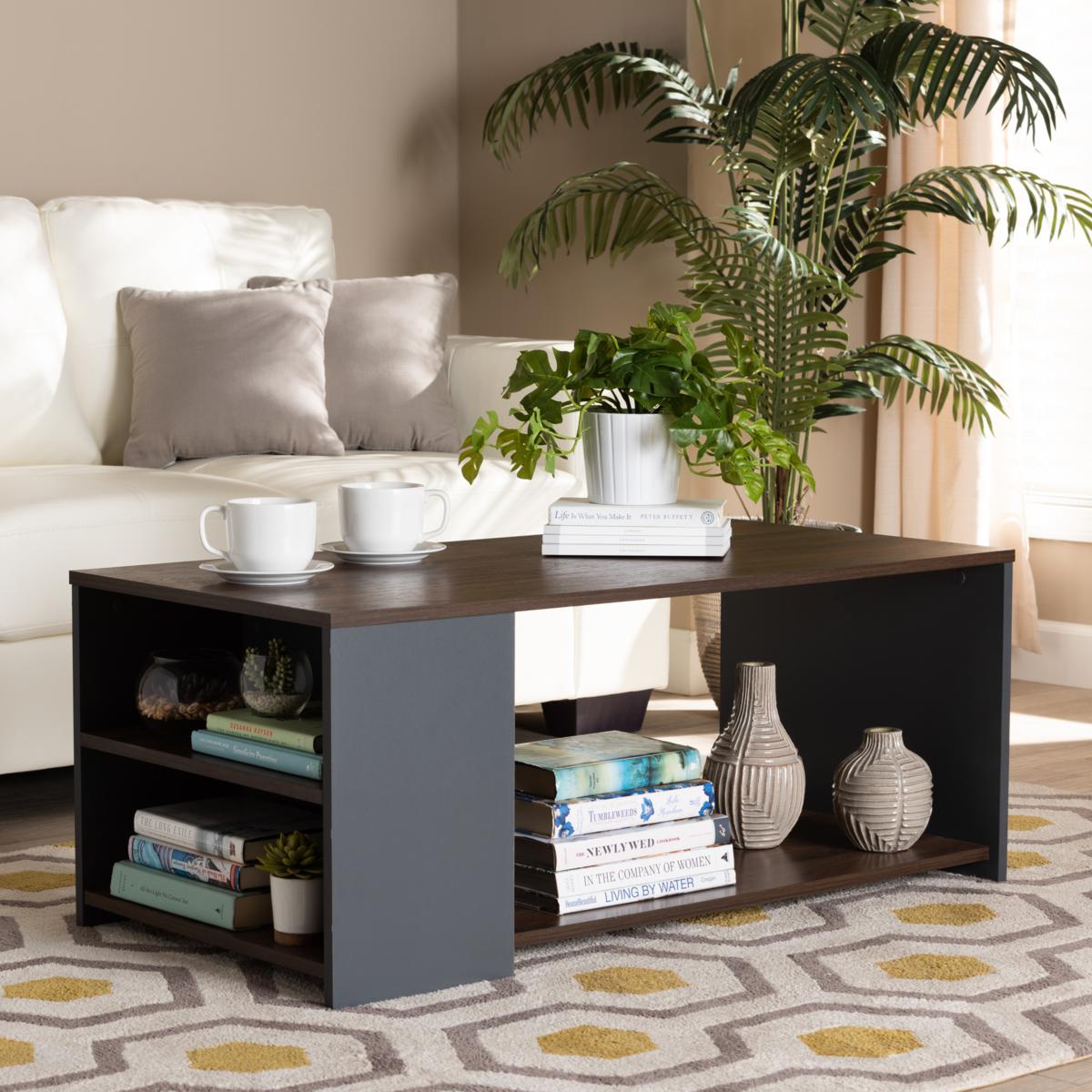 Wholesale Interiors Thornton Wood Storage Coffee Table 20104081