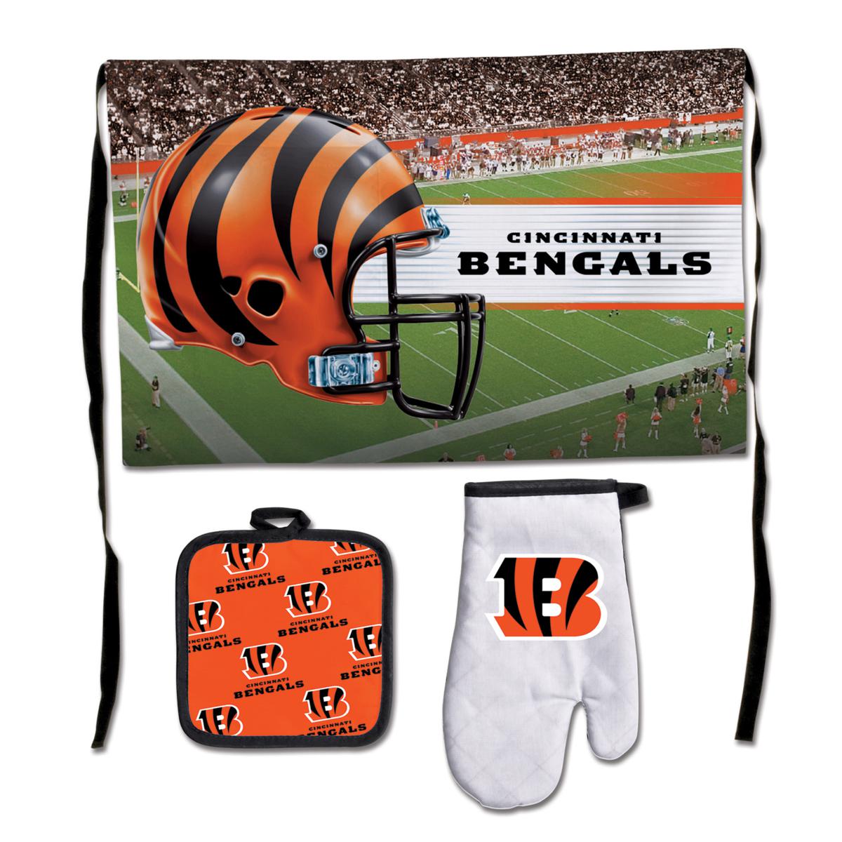 WinCraft Cincinnati Bengals 3-Piece Barbecue Set