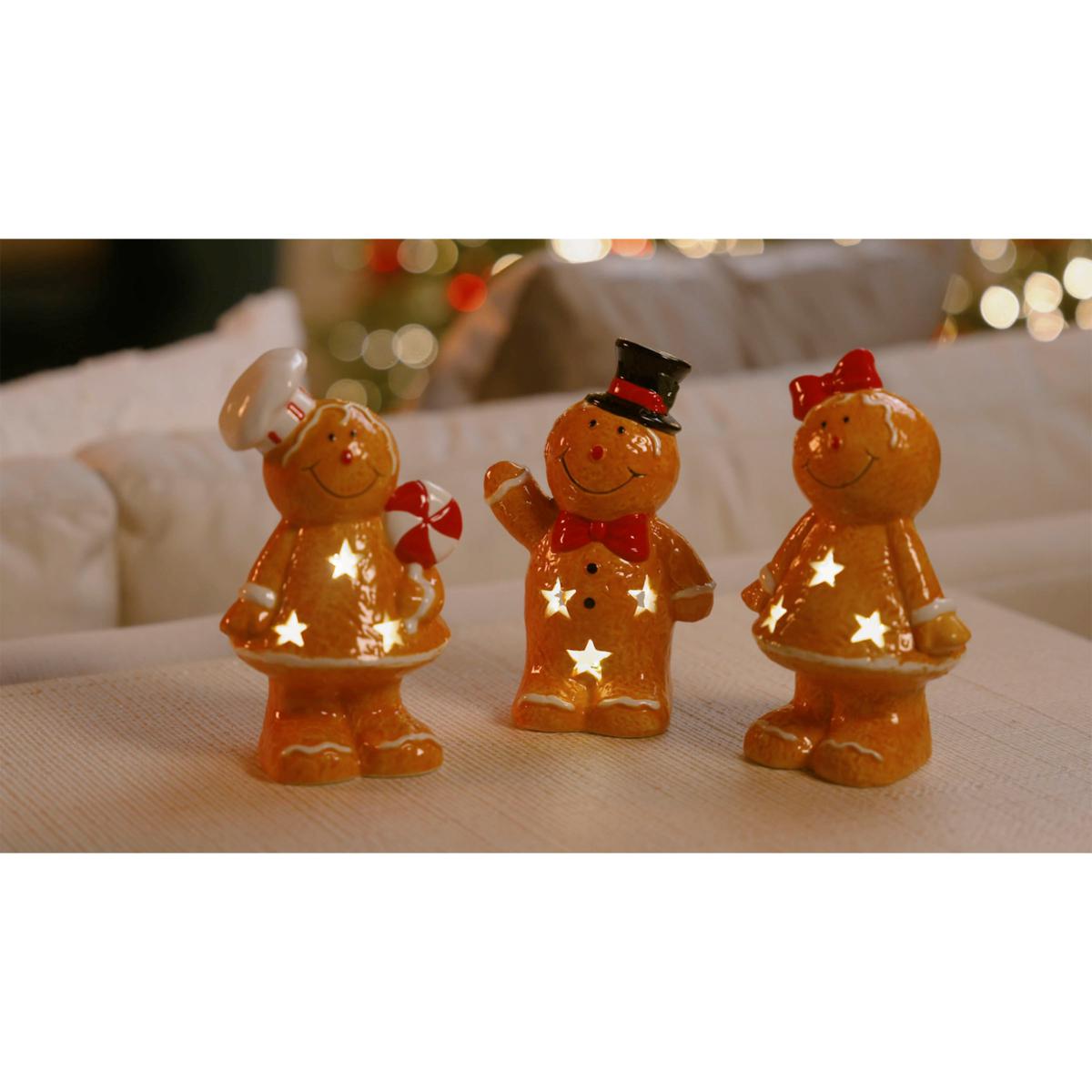 Illuminated christmas character top