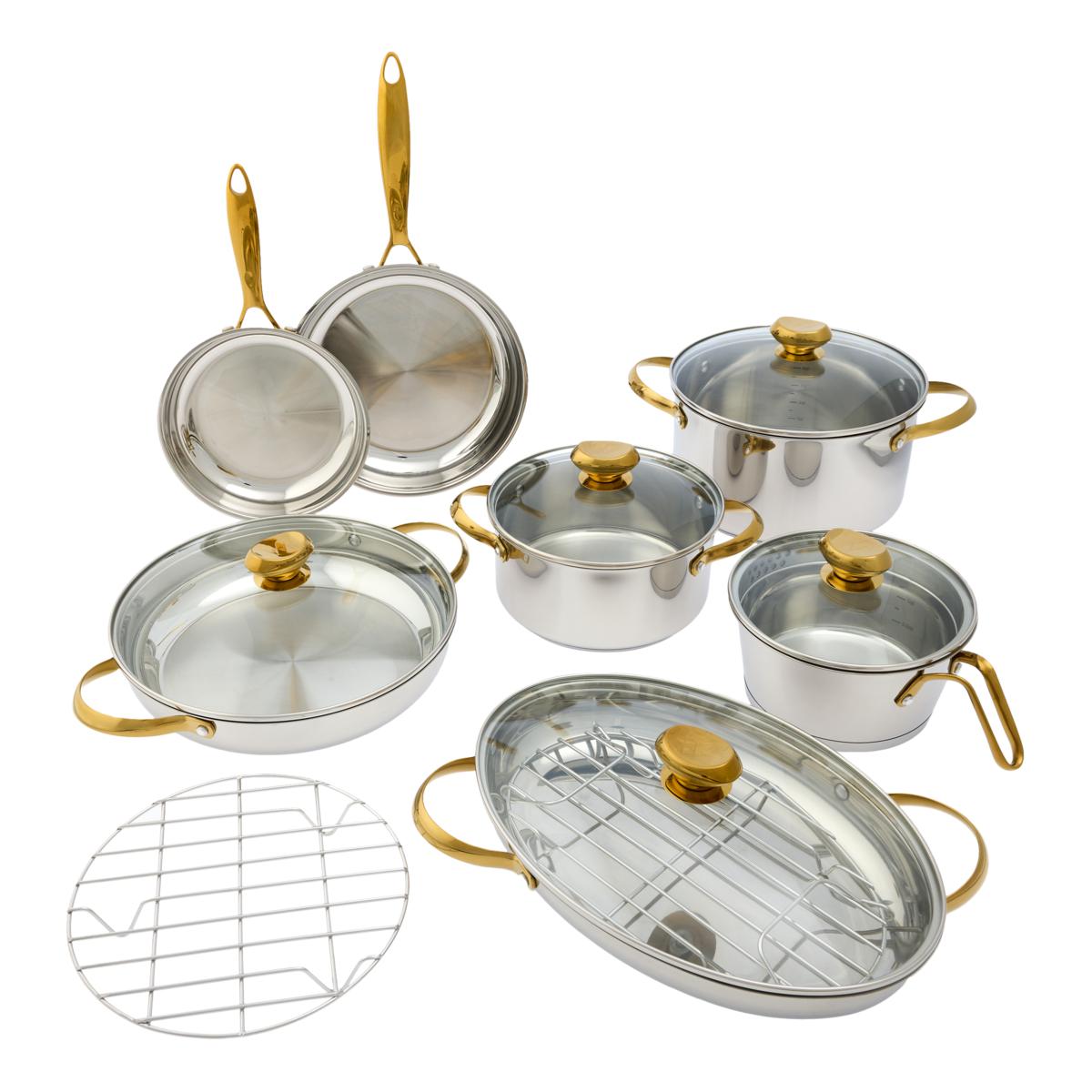 thumbnail image 2 of Stainless Steel Portable Pot Pan Kit Outdoor Portable Stainless Steel Camping Cookware Set - Pot & Pan Kit For Outdoor Adventures Backpacking Skillet 2 of 12