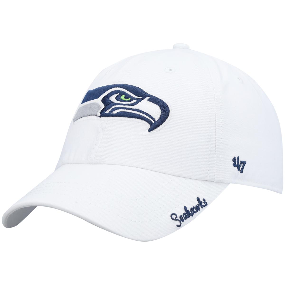 Seattle Seahawks Black & White MVP Adjustable Hat – Simply Seattle