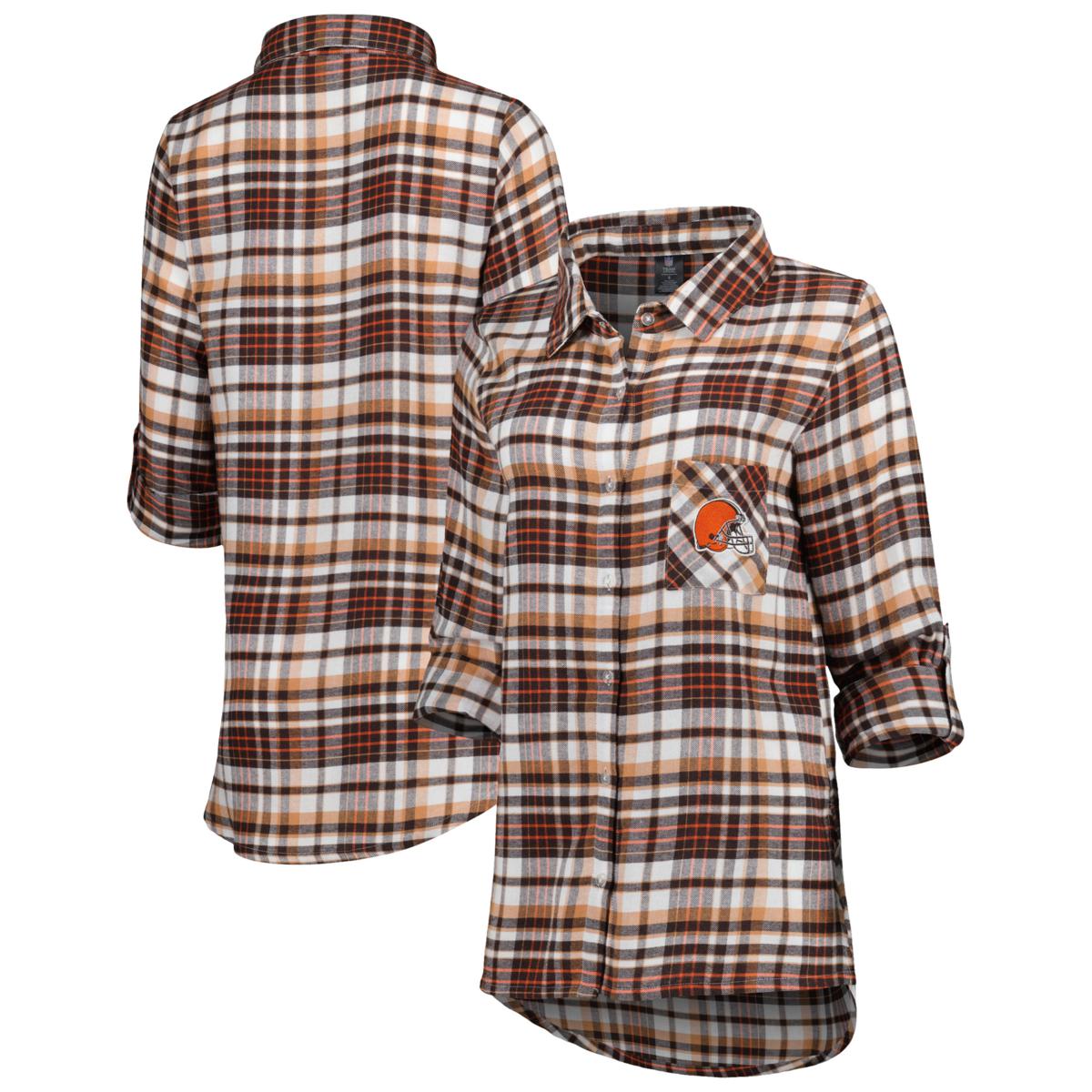 Cleveland browns shop flannel shirt