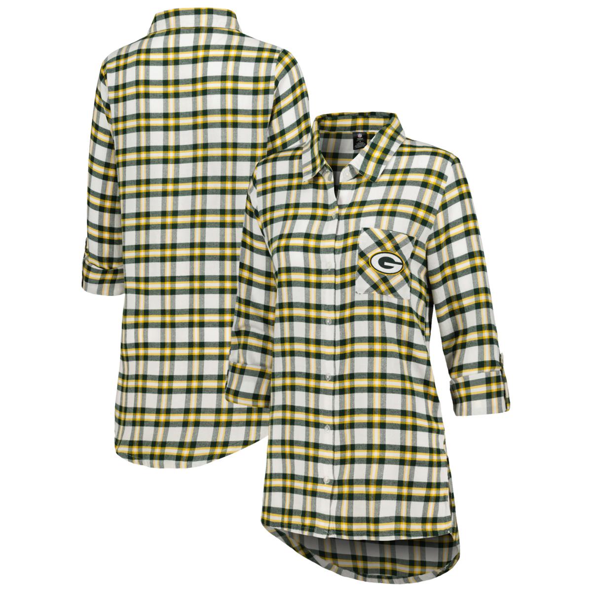 Green bay 2024 packers plaid shirt