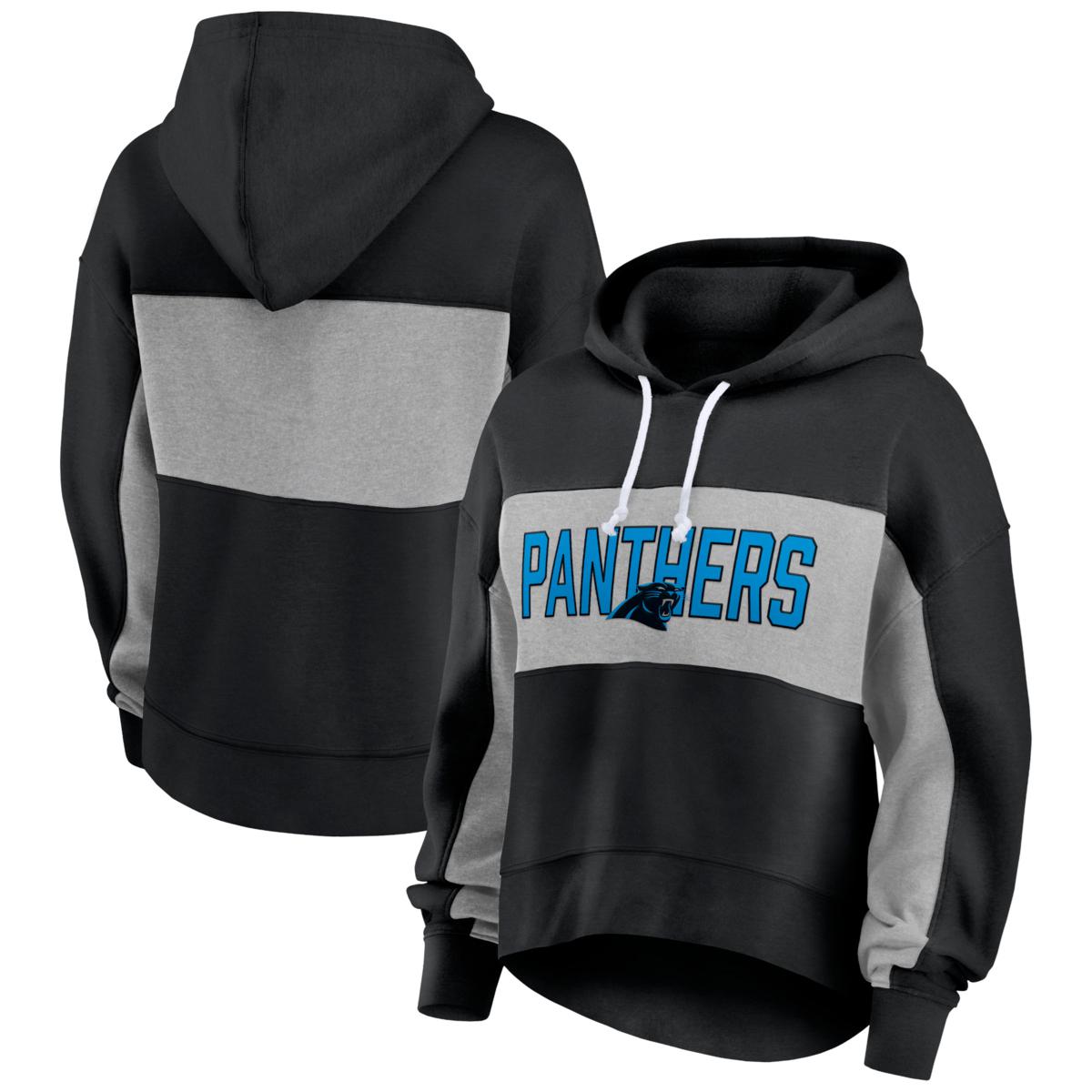 Carolina panthers zip online up hoodie