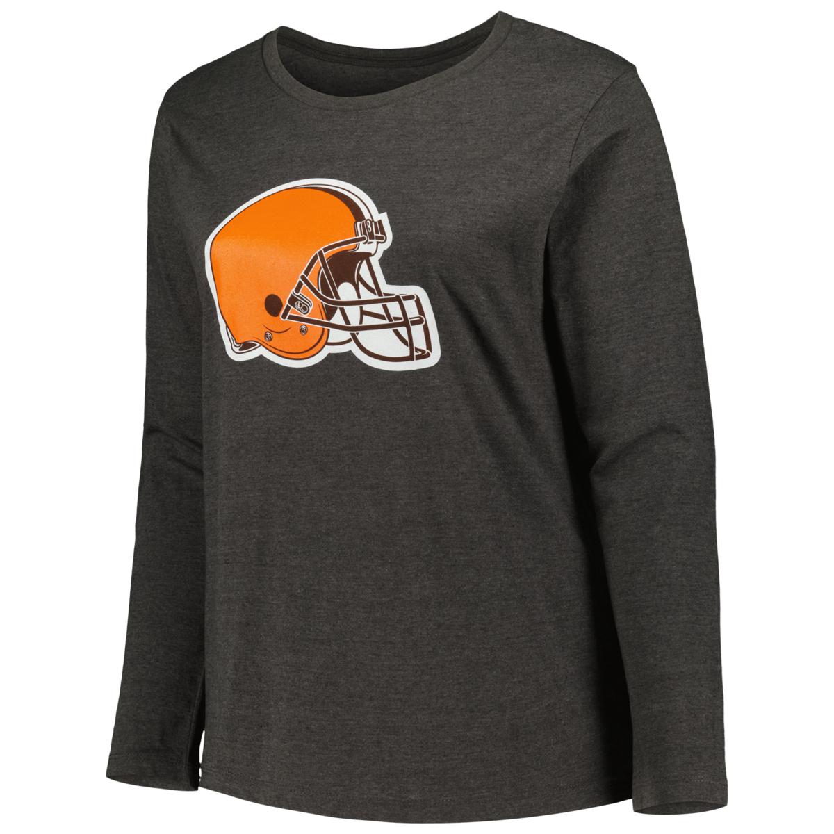 Women s Fanatics Branded Charcoal Cleveland Browns Plus Size