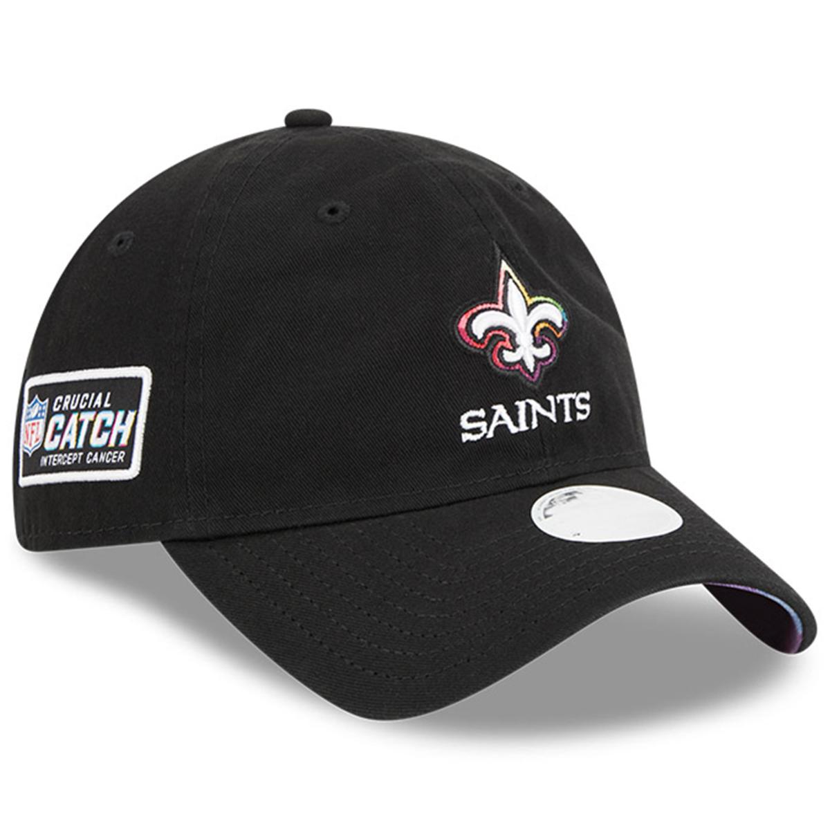 Women's New Era Black New Orleans Saints Plus Size Athletic