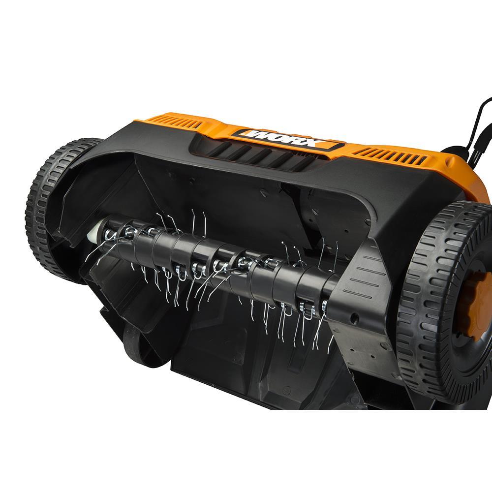 Worx 14in 12 Amp Corded Electric Cultivator and Dethatcher with