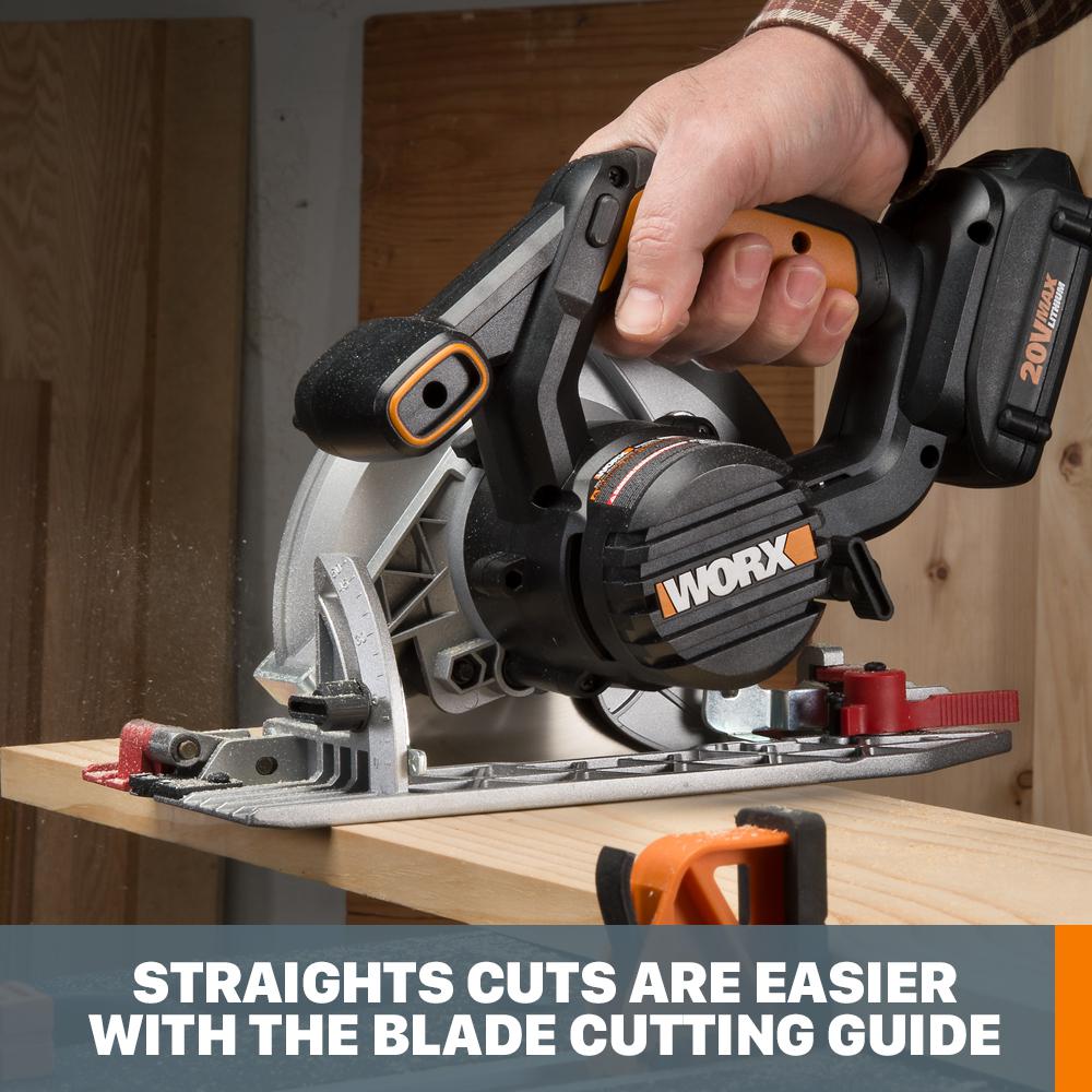 Worx exactrack best sale circular saw