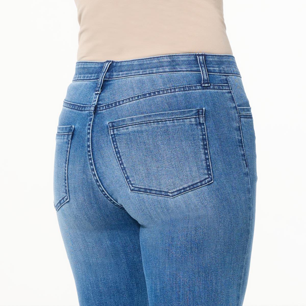 WynneDenim Convertible Straight/Flare Leg Jean - 23220460 | HSN
