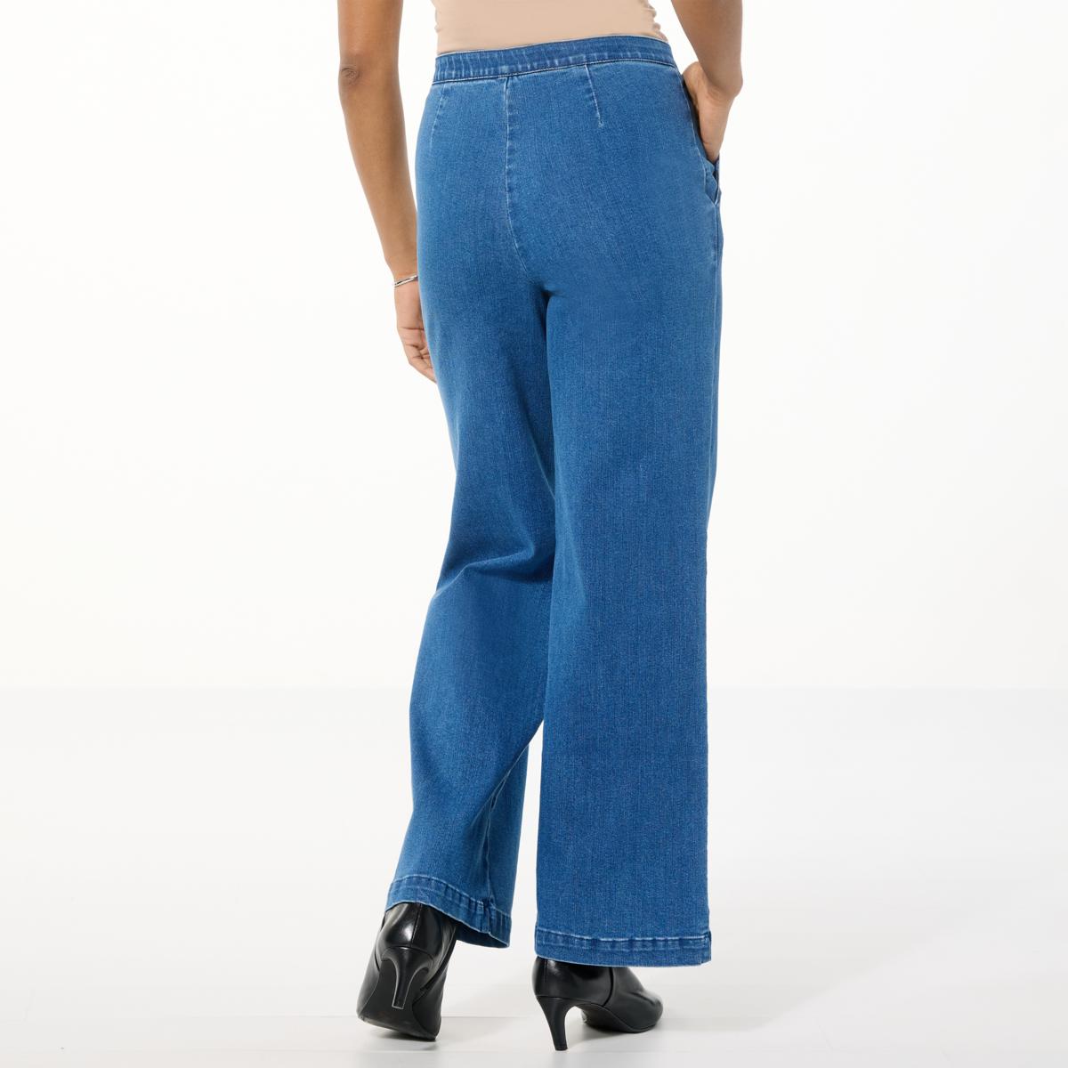 WynneDenim Wide-Leg Sailor Pant - 23445231 | HSN