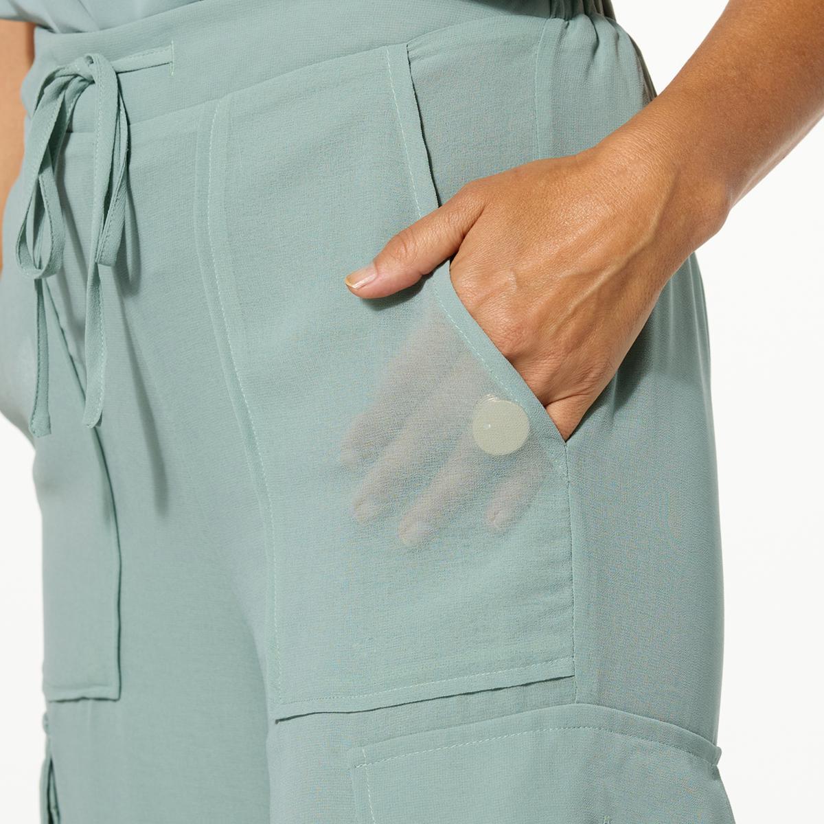 WynneLayers Chiffon Cargo Pant - 22618307 | HSN WynneLayers Chiffon Cargo Pant - 22618307 | HSN
