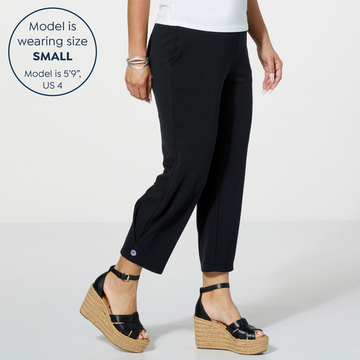 WynneLayers Ottoman Knit Button Hem Pant - 22347226 | HSN