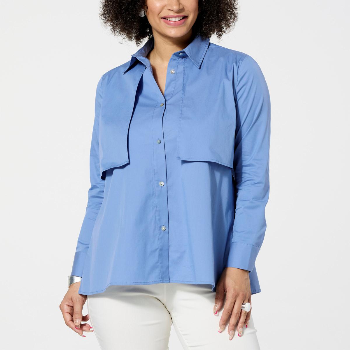 Outlets Marla Wynne Woman’s Shirt Blue Size M