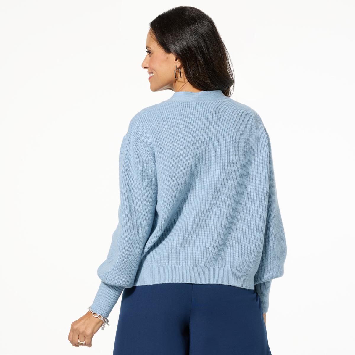 ニット・セーター HUECLOSET Hachi Wing Yarn Mix Knit SW57 Chunky-Knit Half-Zip Sweater - Light beige - Ladies | H&M US