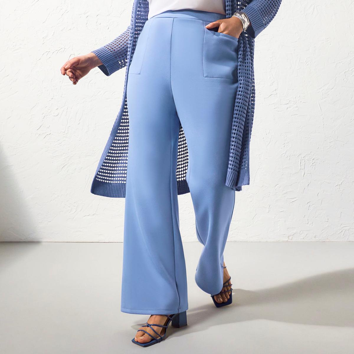 トラックパンツ・ジャージ LA MER MA MAISON ADD PEARL TRAINING PANTS 2 Colors WynneLayers Smooth Operator Pull-On Flared Leg Pant