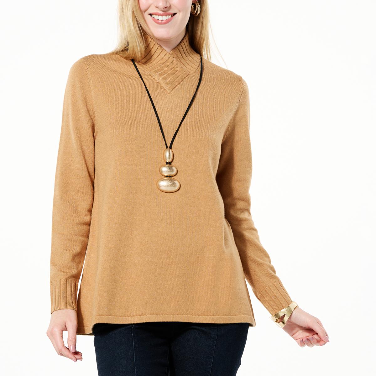 Women's on sale crossover sweater