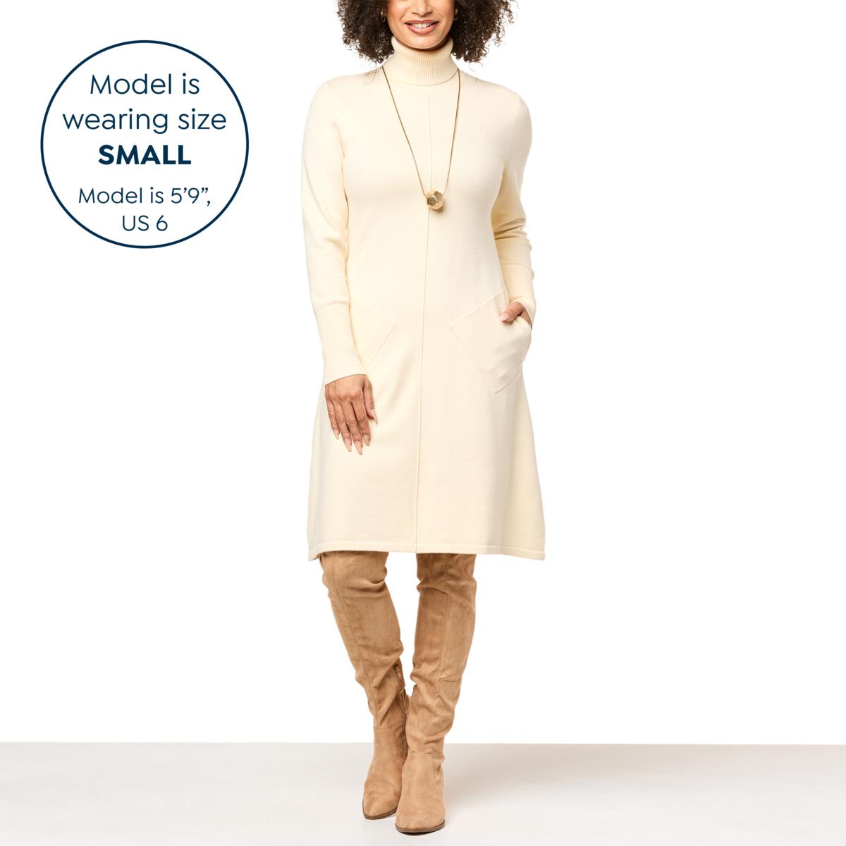 J crew outlet turtleneck sweater dress