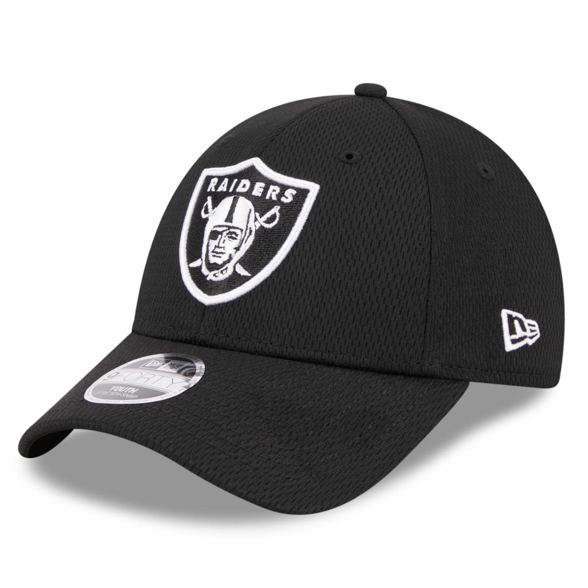 Men's New Era Black Oakland Raiders Basic 9FIFTY Adjustable