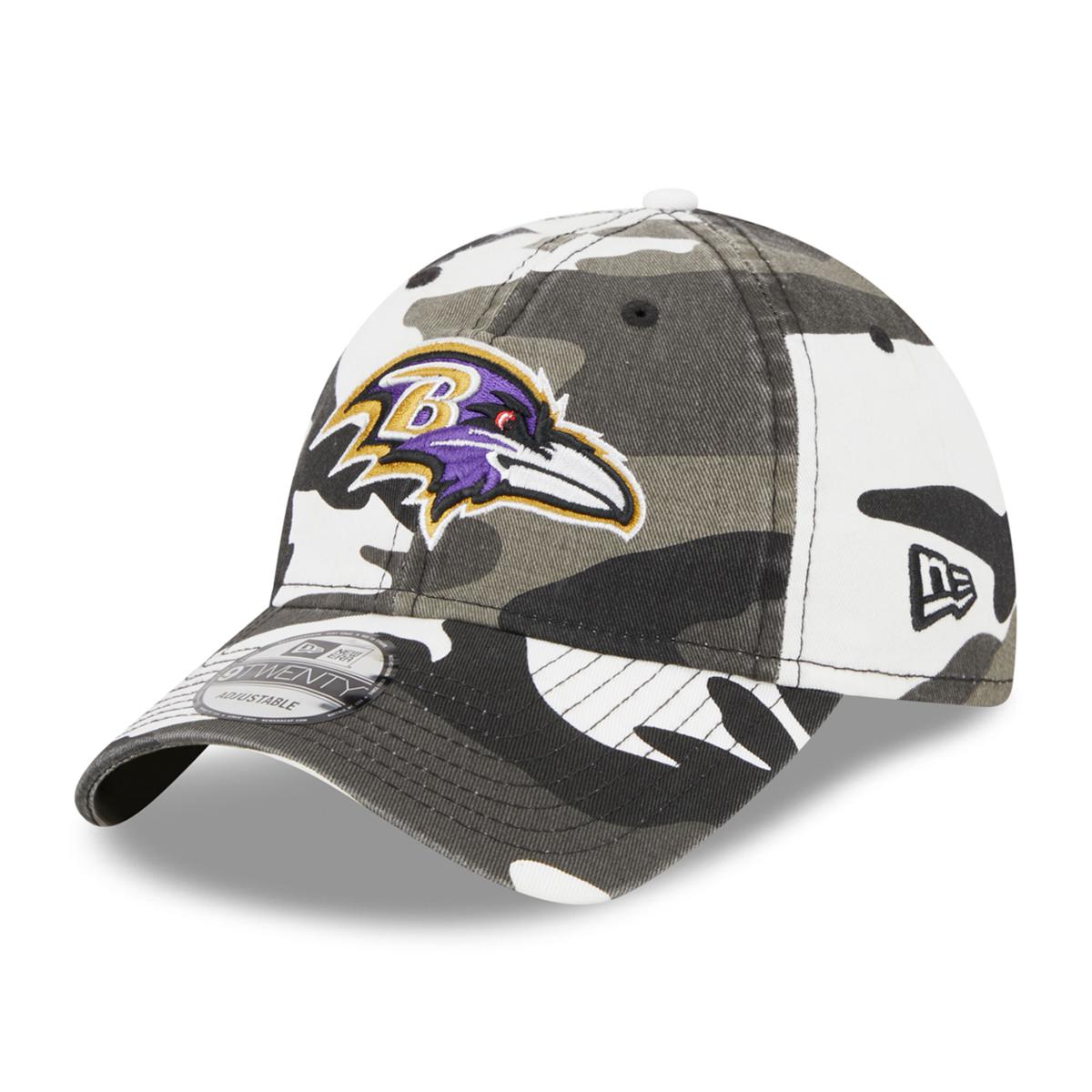 New Era Pittsburgh Steelers Camo Core Classic 9TWENTY 2.0 Adjustable Hat - Black, Black, Cotton, Size ADJ, Rally House