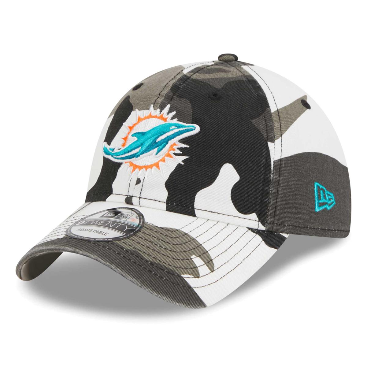 New Era Miami Dolphins Core Classic 9TWENTY Adjustable Hat - Grey