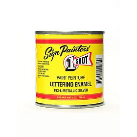 1-Shot Lettering Enamel Pint - Metallic Silver 193L