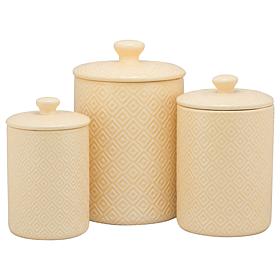 10
Strawberry Street Diamond 3-piece Canister Set