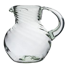 10 Strawberry Street Optic Swirl Mexican Glassware, Pitcher