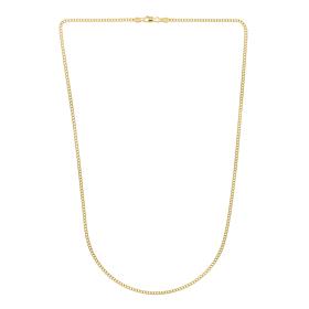 14K Gold 18" Light Gourmette Chain