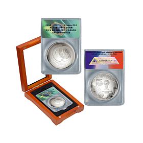 2014 FIFA World Cup Brazil Silver 10 Euro Coin