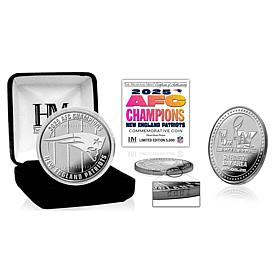 2025-26 NFL AFC Champions Silver-Plated 39mm Coin