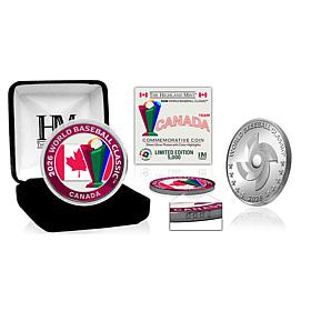 2026 World Baseball Classic Canada Silver-Plated 39mm Coin