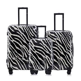 3-Piece Lightweight Durable ABS Luggage Set