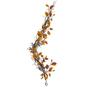 4 Ft. Fall Foliage, Berries  and Twig Artificial Garland