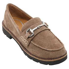 Aetrex Collette Adjustable Suede Bit Loafer