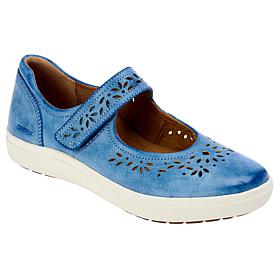 Aetrex® Emerson Adjustable Leather Arch Support Mary Jane Sneaker