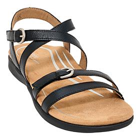 Aetrex® Hadley Leather Casual Sandal