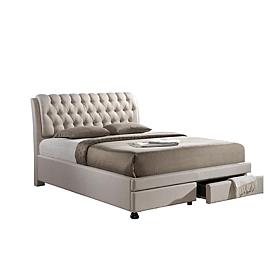 Ainge Button-Tufted Fabric Upholstered Storage King Size Bed