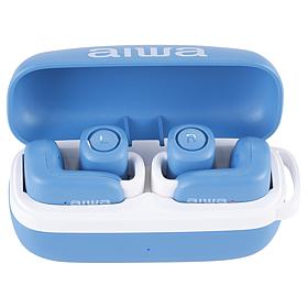 Aiwa Open Wearable Ear Clip-On Earphones w/Charging Case
