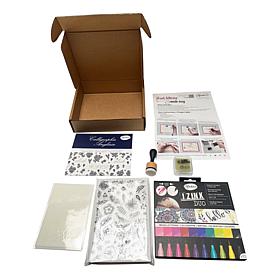 Aladine 68-piece Creative Writing Brush Letter Kit