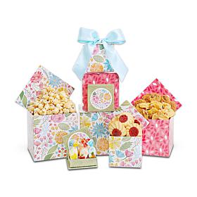 Alder Creek Floral Blooms Gift Tower of Treats