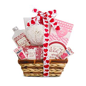 Alder Creek Gift Baskets White Tea & Ginger Holiday Spa Basket
