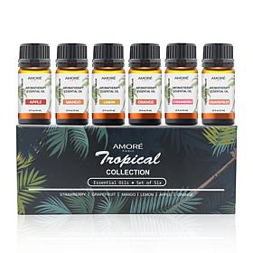 Amore Paris Tropical Collection 100% Essential Oil Gift Set (6-Piece)