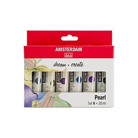 Amsterdam Standard Acrylic 20ml Set of 5 - Pearl