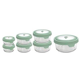 Anchor Hocking 14 Piece Glass Food Storage Bowls with Lids
