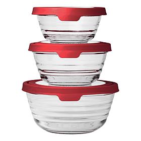 Anchor Hocking 6-piece TrueSeal Mix, Prep & Store Glass Bowl Set